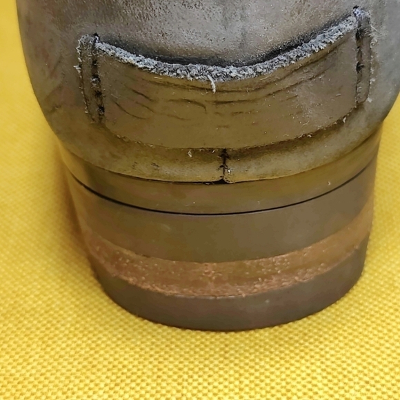 Sorel Lolla Chelsea Black Suede Leather Heeled Pull On Ankle Boots Size 8 - Picture 8 of 11